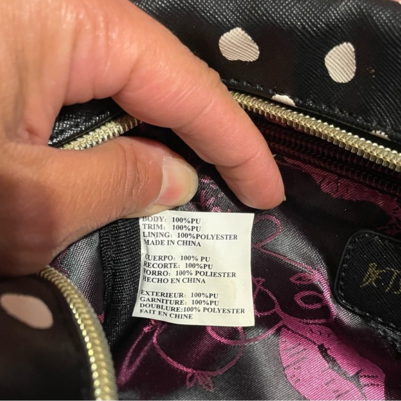 Betsy Johnson Polka-Dot with Hot Pink Bow NWOT - Picture 10 of 13